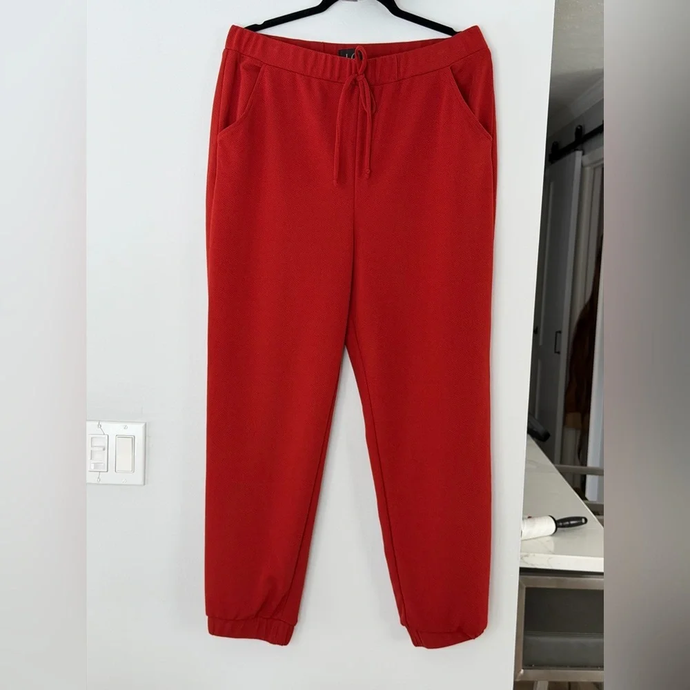 LC by Laura Cruz Burnt Orange Jogger Pants Size 1X NWOT